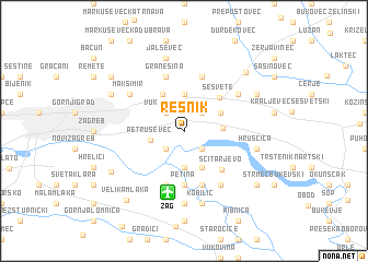 map of Resnik