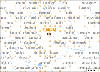 map of Resolí