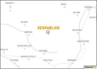 map of Respublika