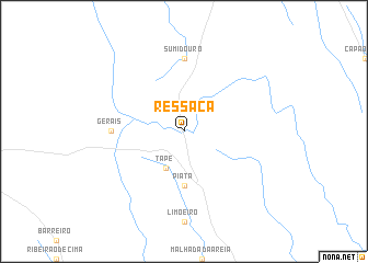 map of Ressaca