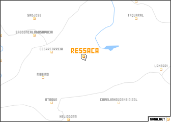 map of Ressaca