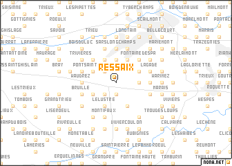 map of Ressaix