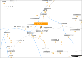 map of Ressamo