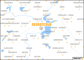 map of Ressen-Zaue