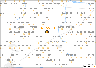 map of Ressen