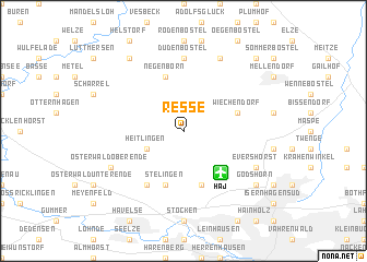 map of Resse