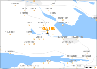 map of Restad