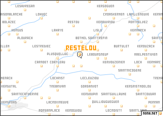 map of Restélou