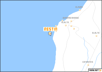 map of Restín