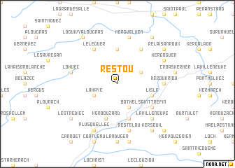 map of Restou