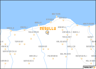 map of Resullü