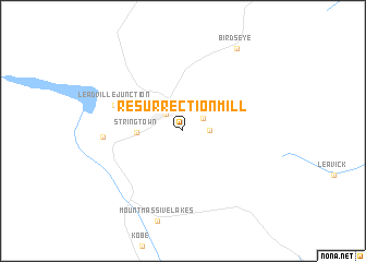 map of Resurrection Mill