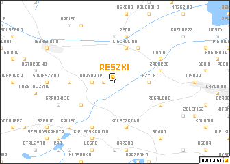 map of Reszki