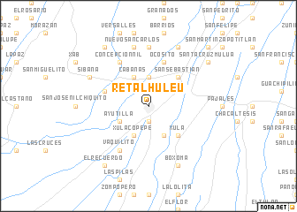 map of Retalhuleu