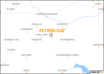map of Retamalejo