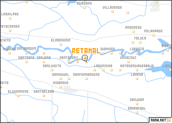 map of Retamal