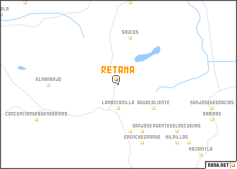map of Retama