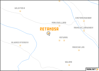 map of Retamosa