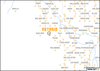 map of Retasio