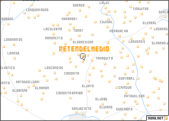 map of Retén del Medio