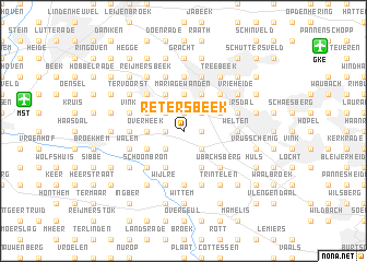 map of Retersbeek