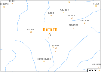 map of Reteta