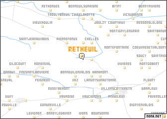 map of Retheuil