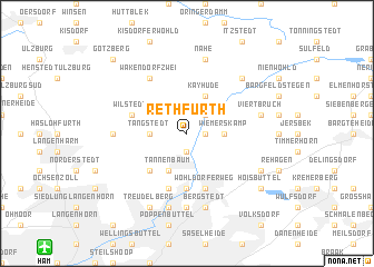 map of Rethfurth