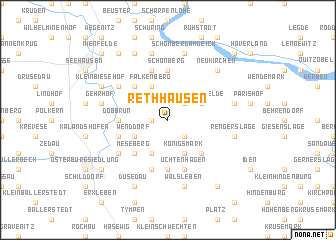 map of Rethhausen