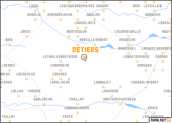 map of Retiers