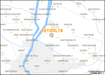 map of Rétipálya