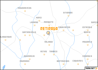map of Retirada