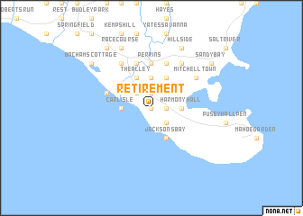 map of Retirement