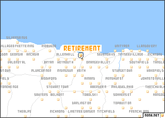 map of Retirement