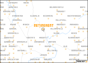 map of Retirement