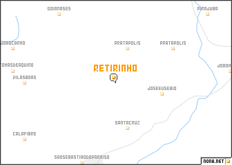 map of Retirinho