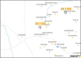 map of Retiro