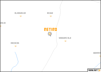 map of Retiro