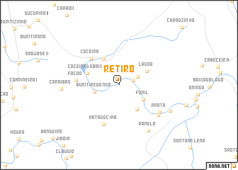 map of Retiro