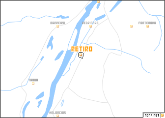 map of Retiro