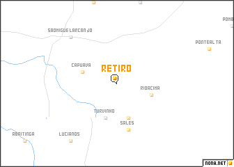 map of Retiro