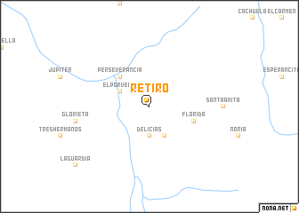 map of Retiro