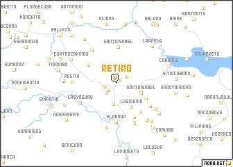 map of Retiro