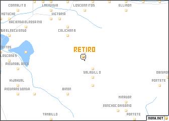 map of Retiro