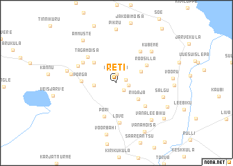 map of Reti