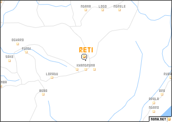 map of Reti