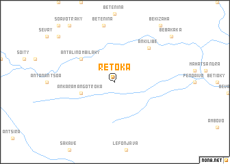 map of Retoka