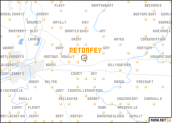 map of Retonfey