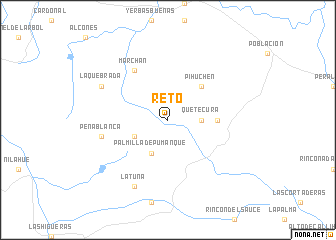 map of Reto