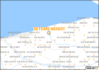 map of Retranchement